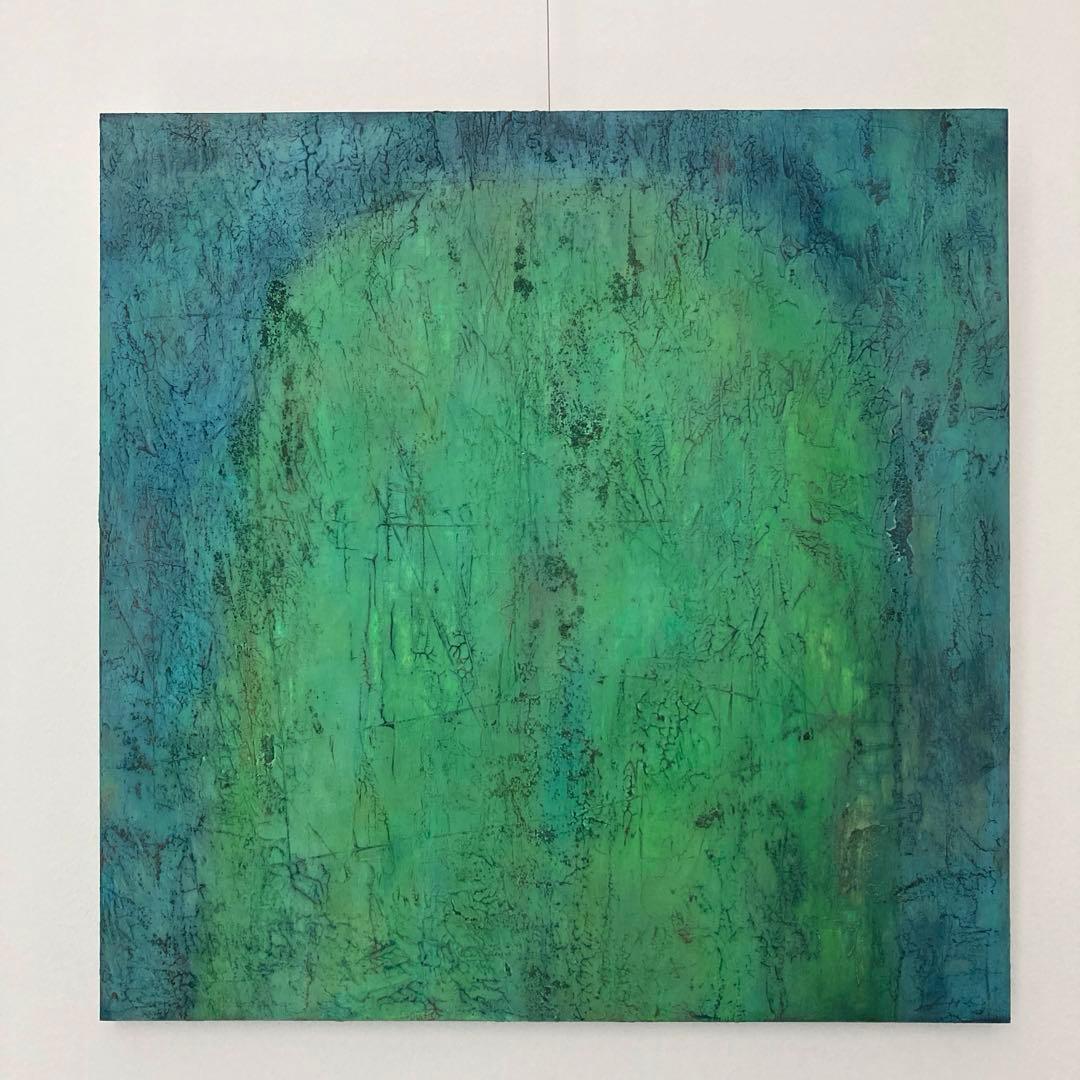 絵画 アクリル画 北欧 アート 抽象画 爽やか インテリア おしゃれ グリーン