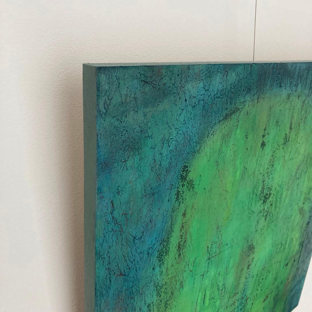 絵画 アクリル画 北欧 アート 抽象画 爽やか インテリア おしゃれ グリーン