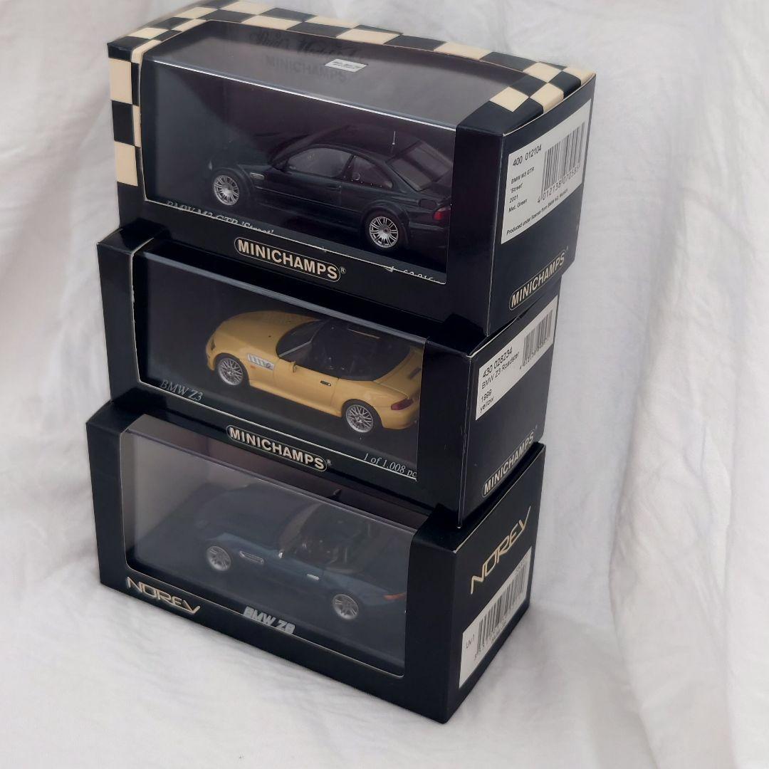 【美品】MINICHAMPS 1/43  M3GTR , Z3 , Z8