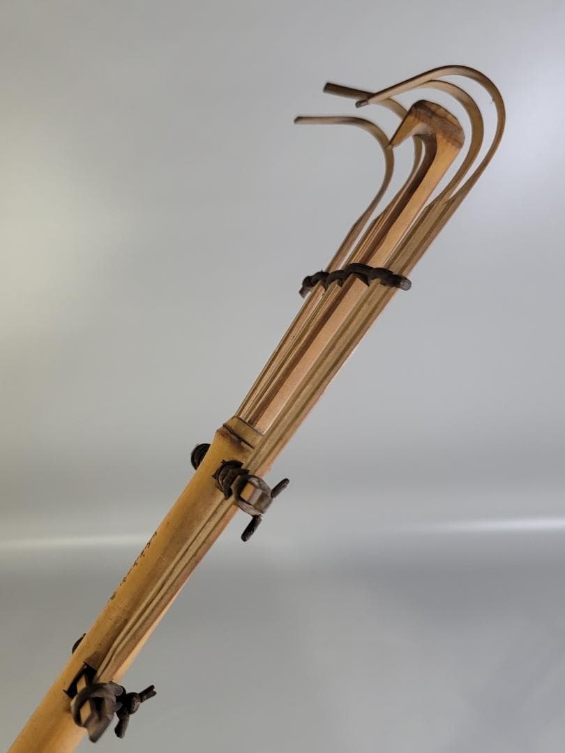 DT396 田辺竹雲斎造 熊手 柱掛 在銘