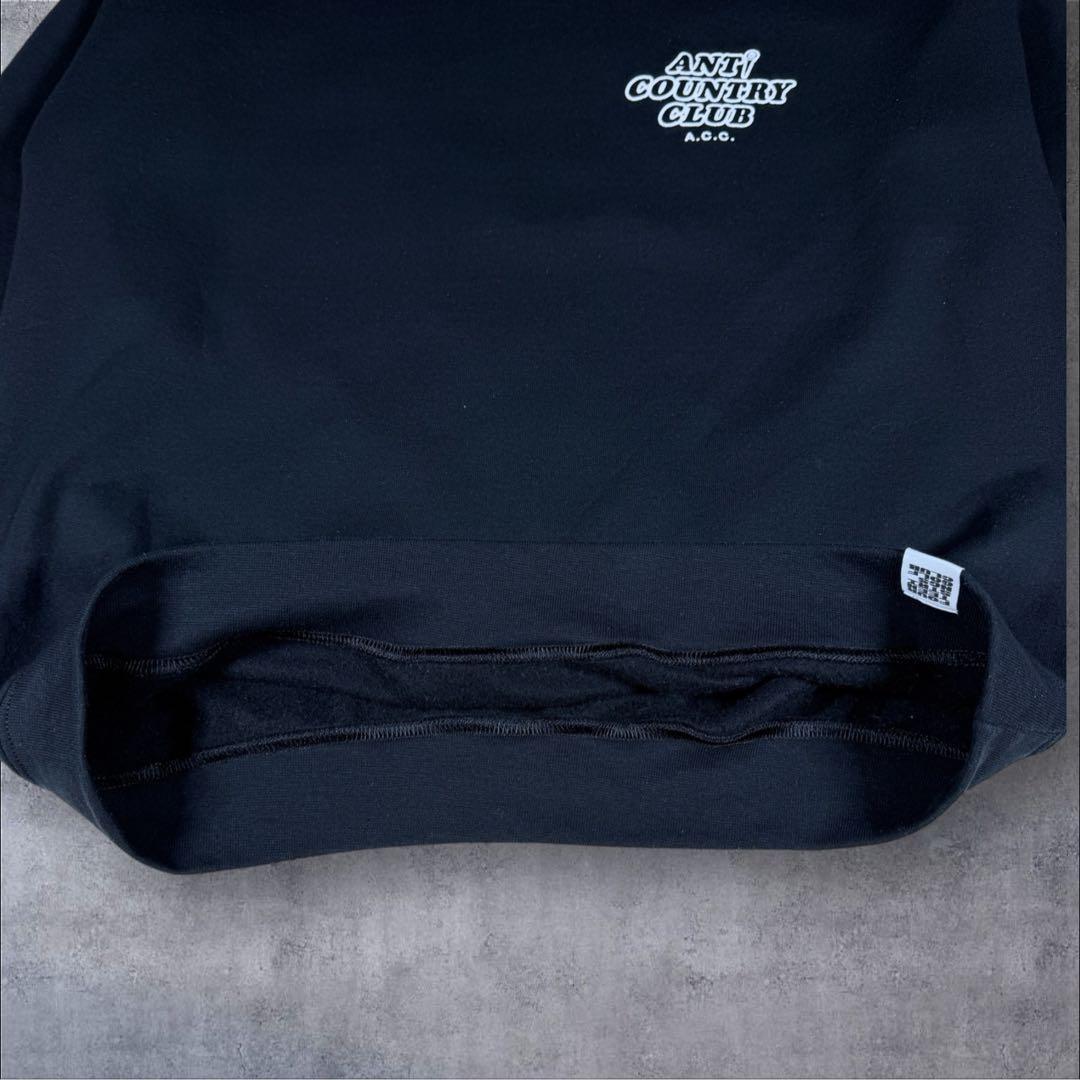 美品ANTI COUNTRY CLUB TOKYO ゴルフ スウェット ブラック