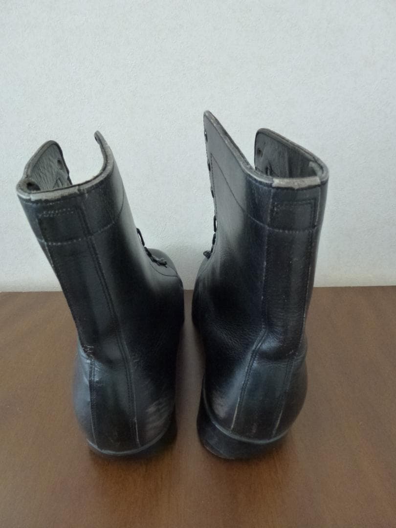 ジェットパイロット飛行靴フライトブーツ航空自衛隊56式航空靴フジ製昭和レトロ靴