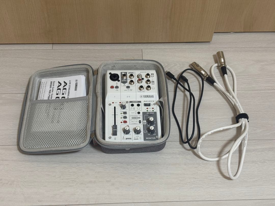 ヤマハ AG03MK2 ホワイト ケース付き