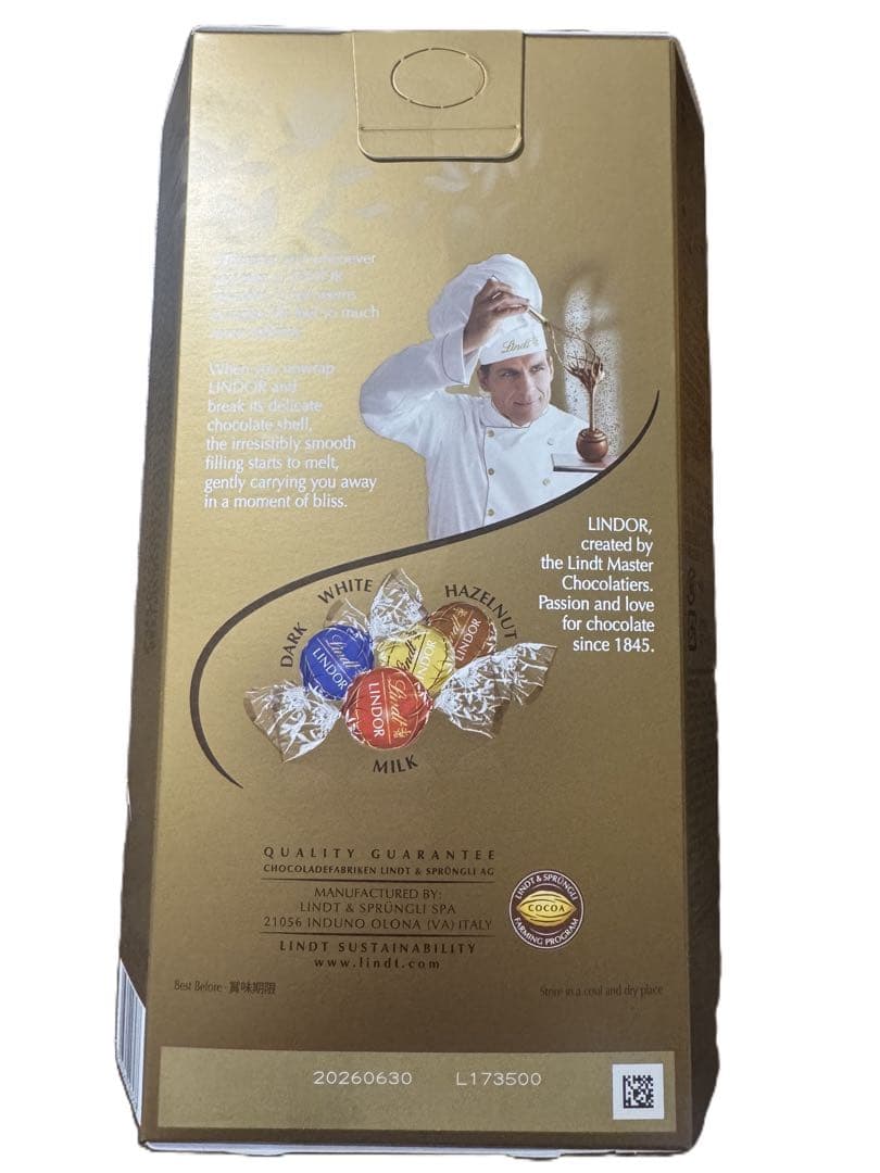 Lindt ゴールドアソート 600g✖️３箱