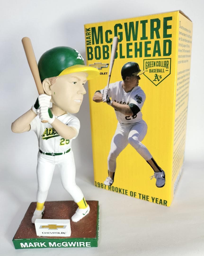 マーク・マグワイア／”新人王”ボブルヘッド人形 (オークランド・アスレチックス)