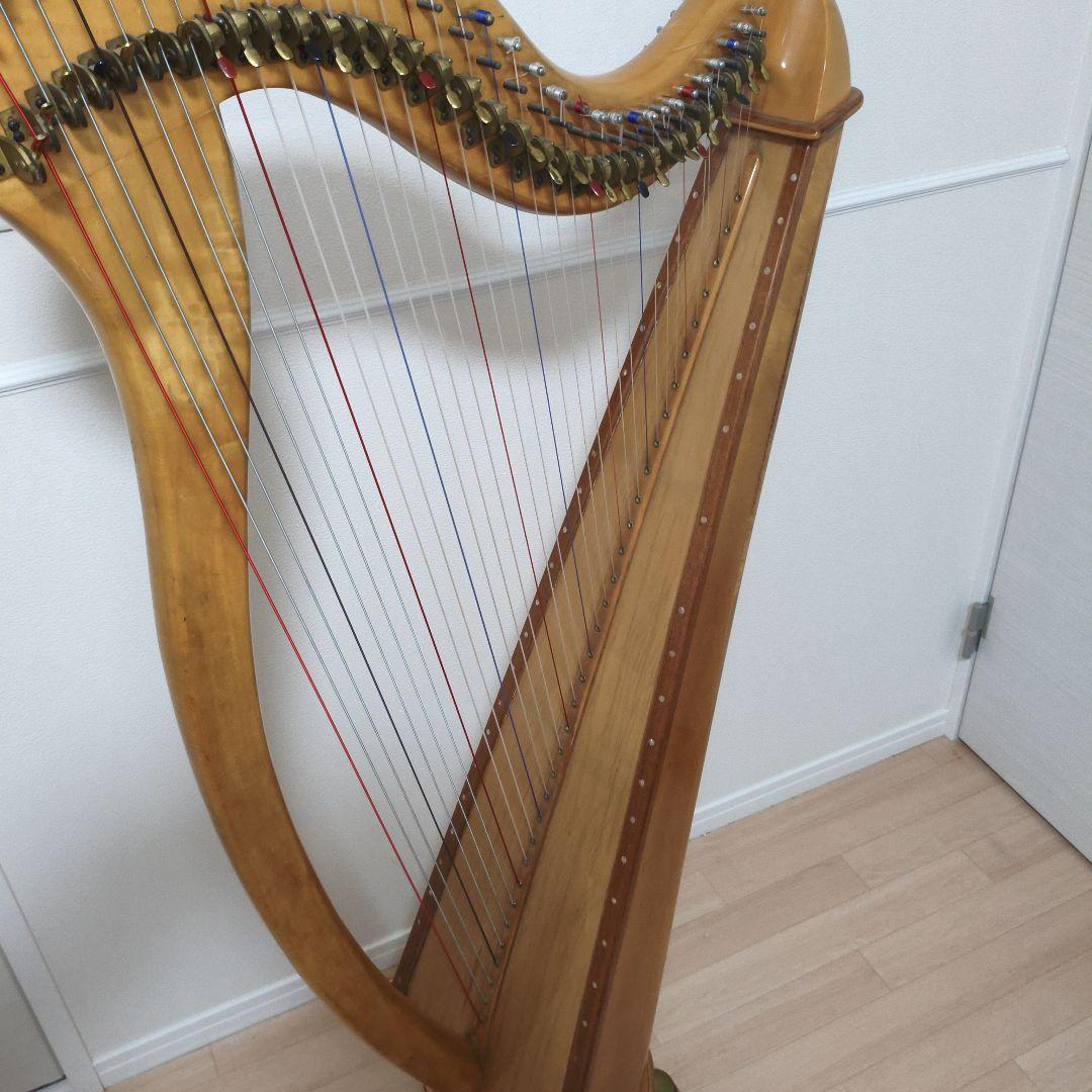 青山 aoyama ハープ 130D 34弦 アイリッシュハープ