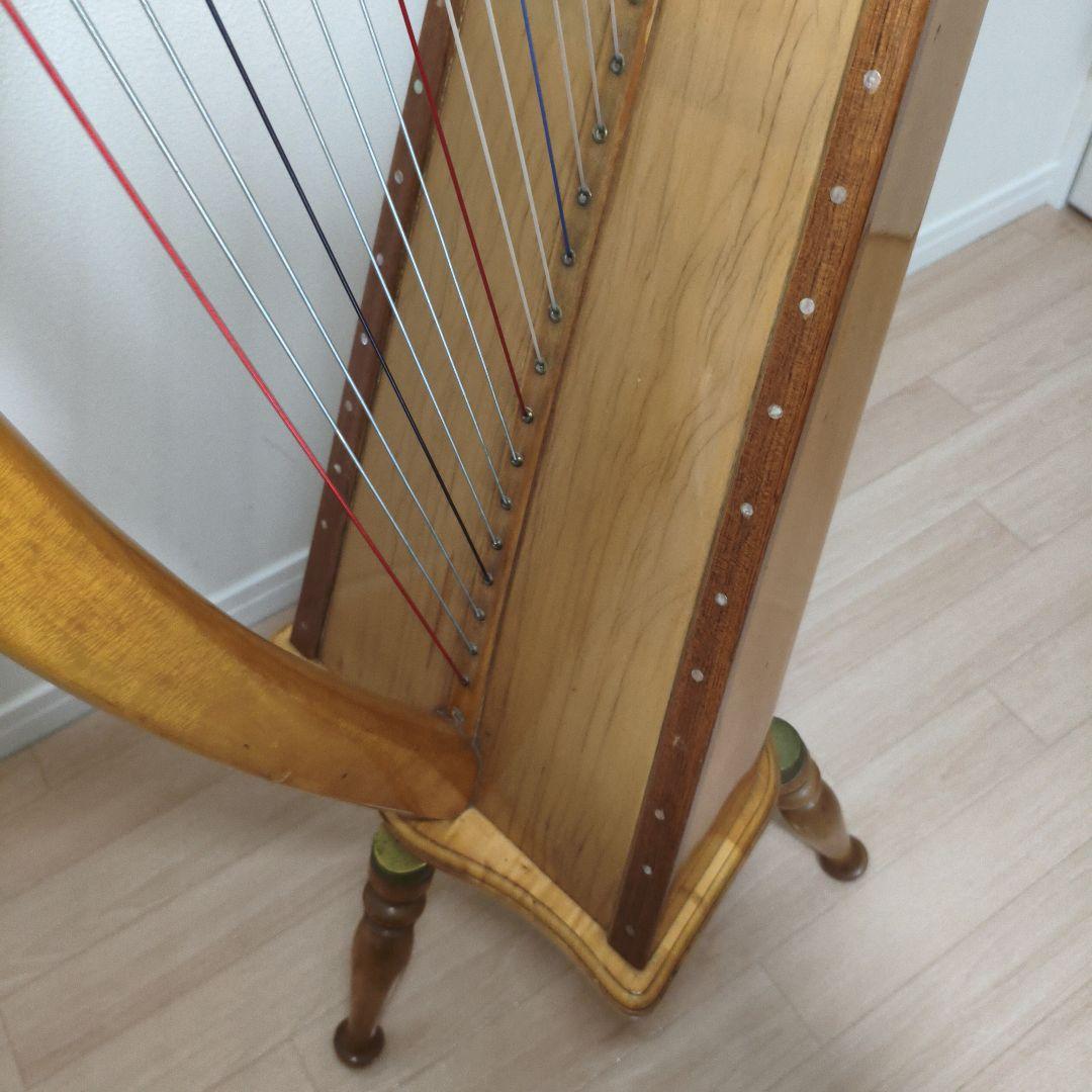 青山 aoyama ハープ 130D 34弦 アイリッシュハープ