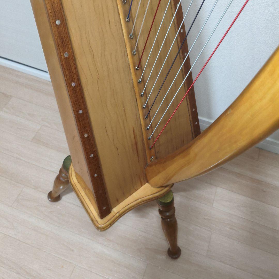 青山 aoyama ハープ 130D 34弦 アイリッシュハープ