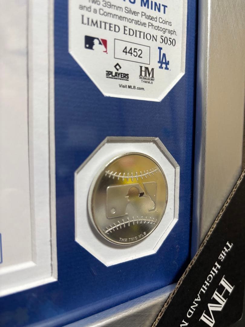 大谷翔平　50-50 記録達成 ダブルフォトミント シリアル番号付き