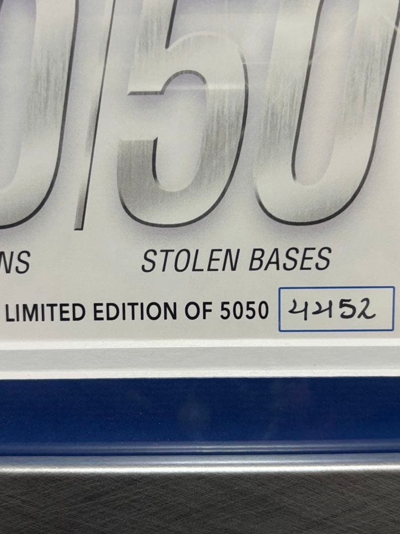 大谷翔平　50-50 記録達成 ダブルフォトミント シリアル番号付き