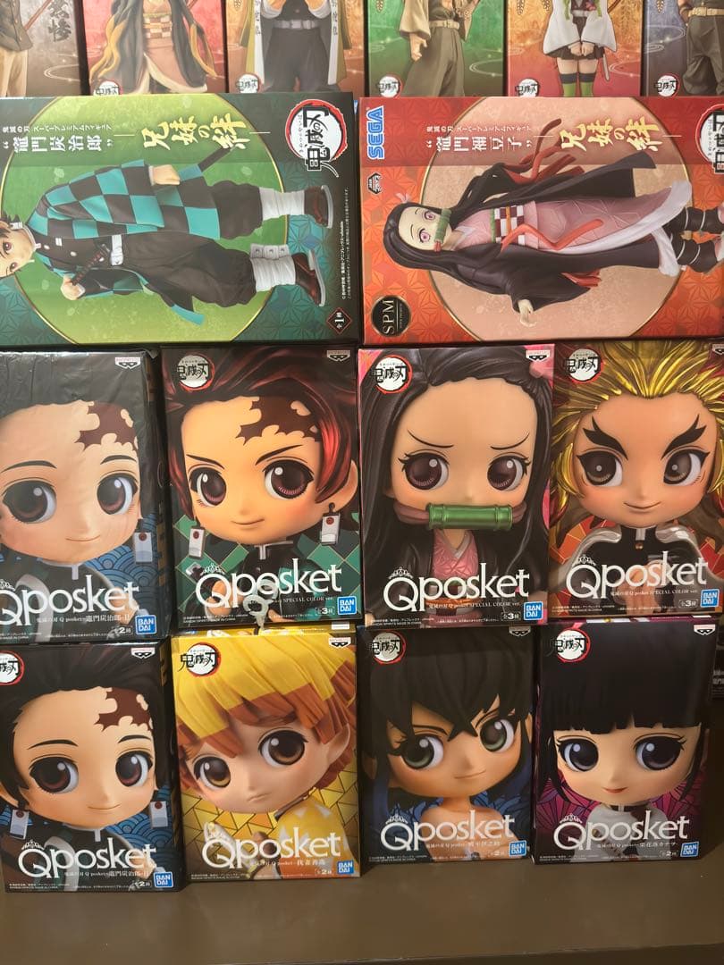 【未開封品】鬼滅の刃 プライズフィギュアセット66体