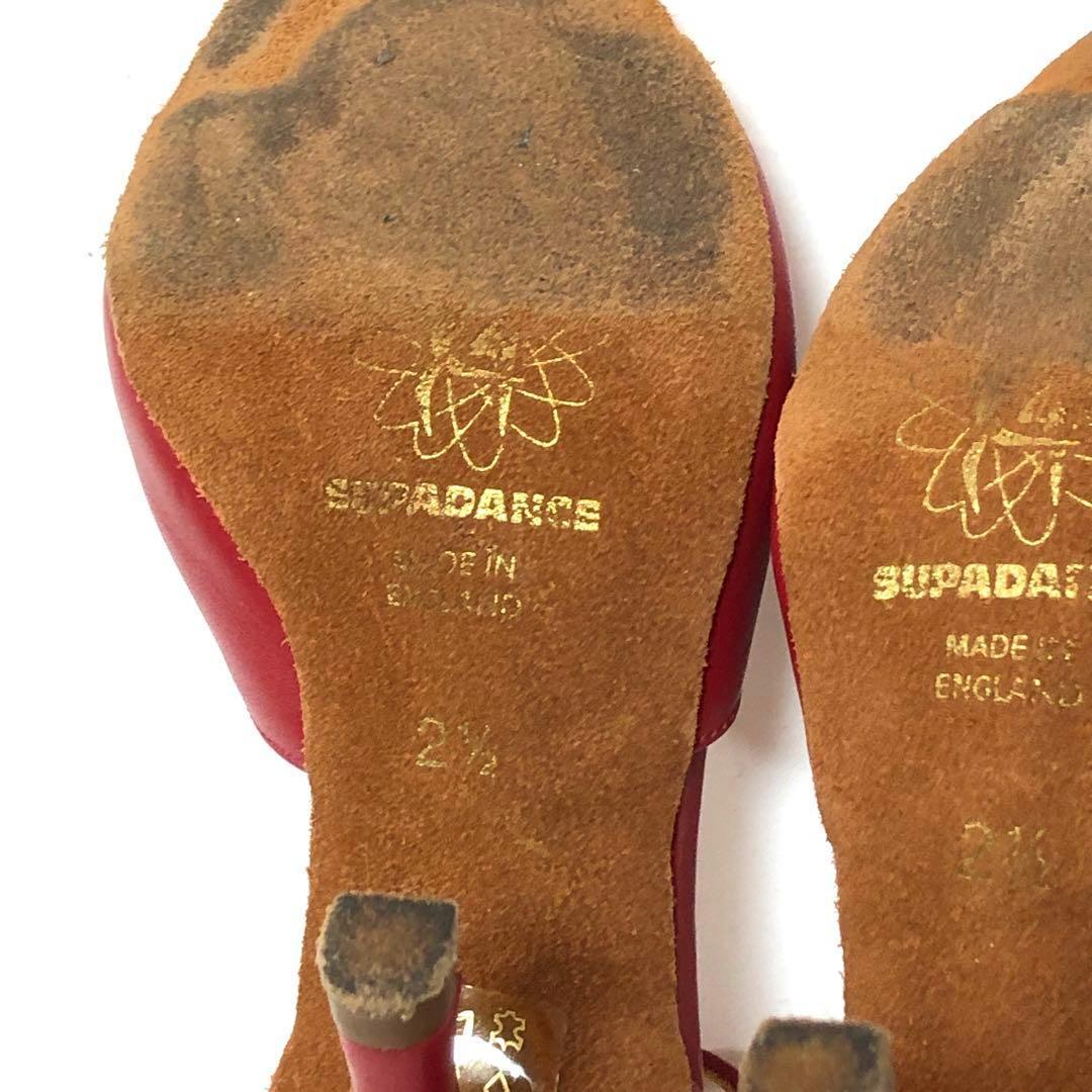 SUPADANCE イギリス製 ロンドン本店 特注 レザー ダンスシューズ