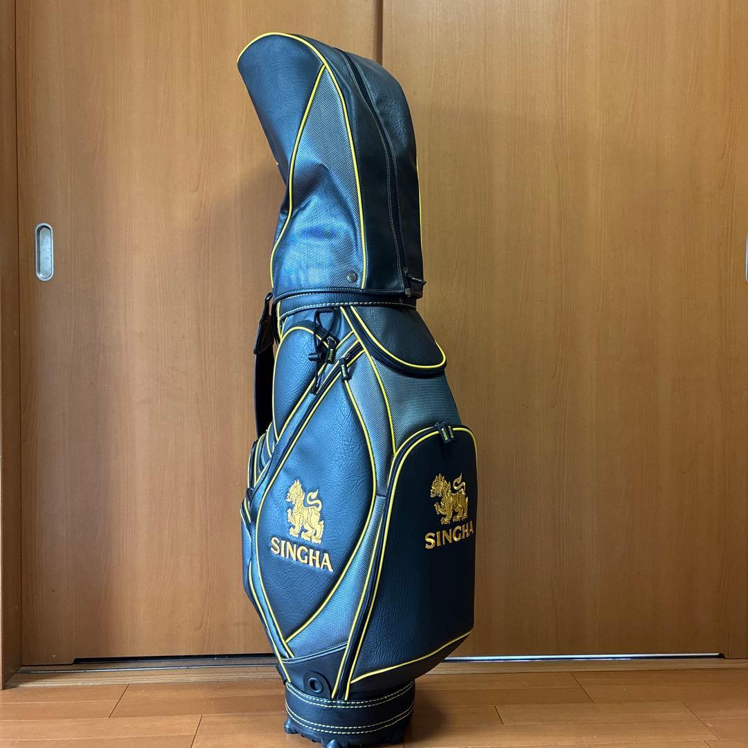 非売品美品‼️ThaiトップブランドSINGHAキャディバッグ●