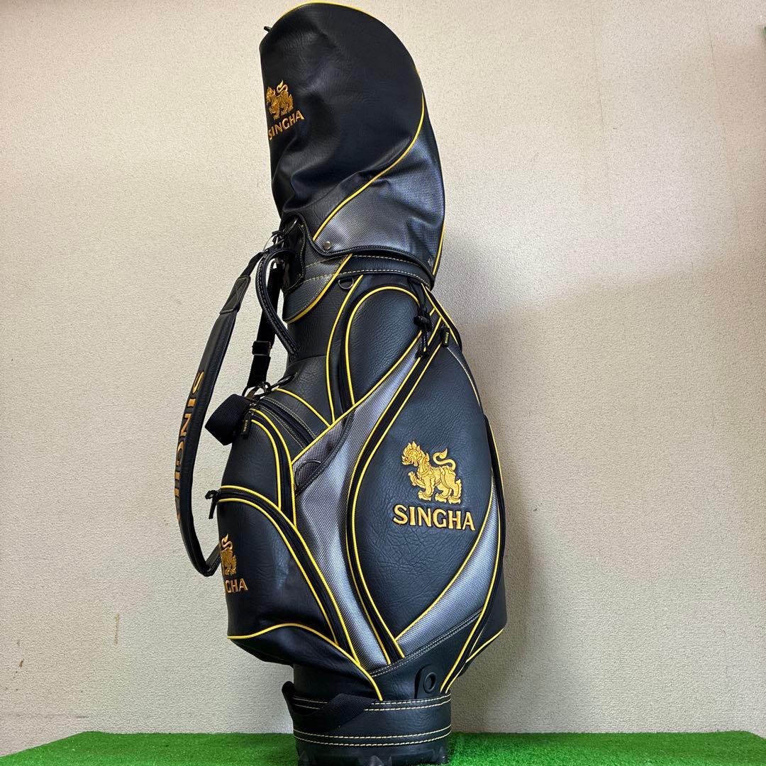 非売品美品‼️ThaiトップブランドSINGHAキャディバッグ●