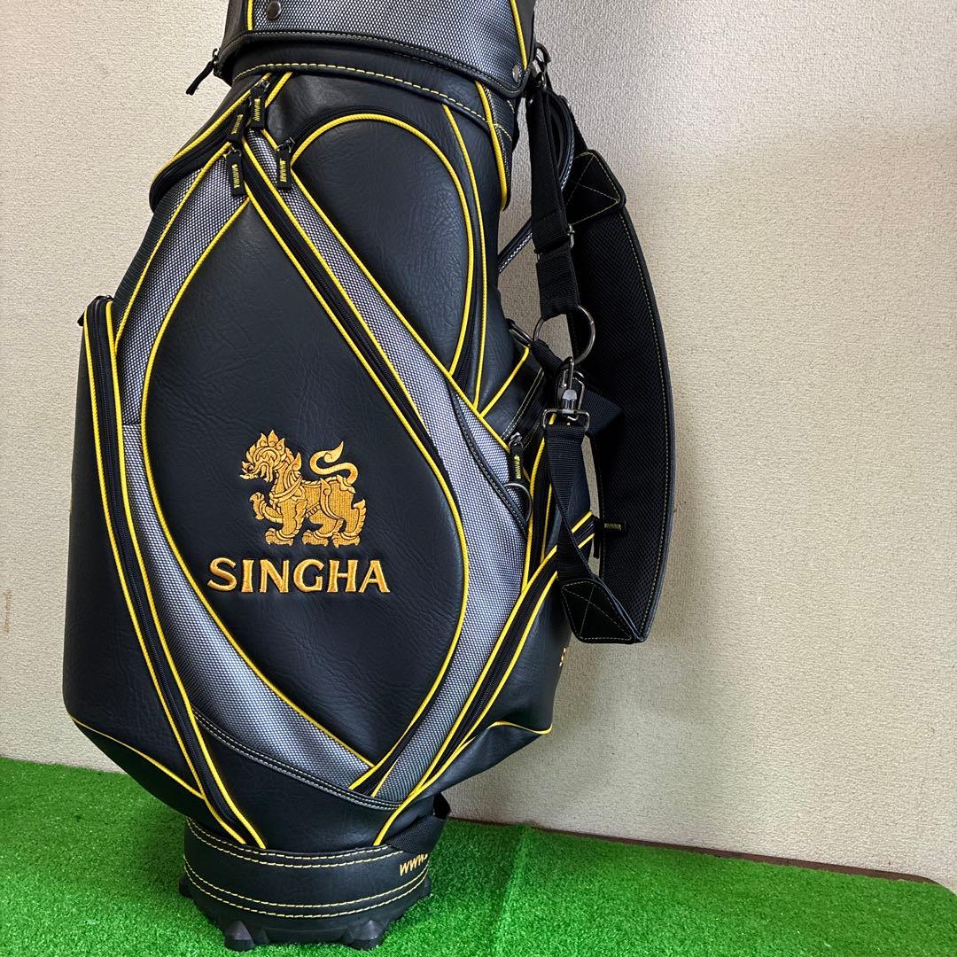 非売品美品‼️ThaiトップブランドSINGHAキャディバッグ●