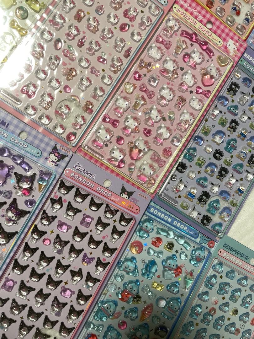 【正規品　新品未使用】サンリオボンボンドロップシール第二弾mini コンプリート
