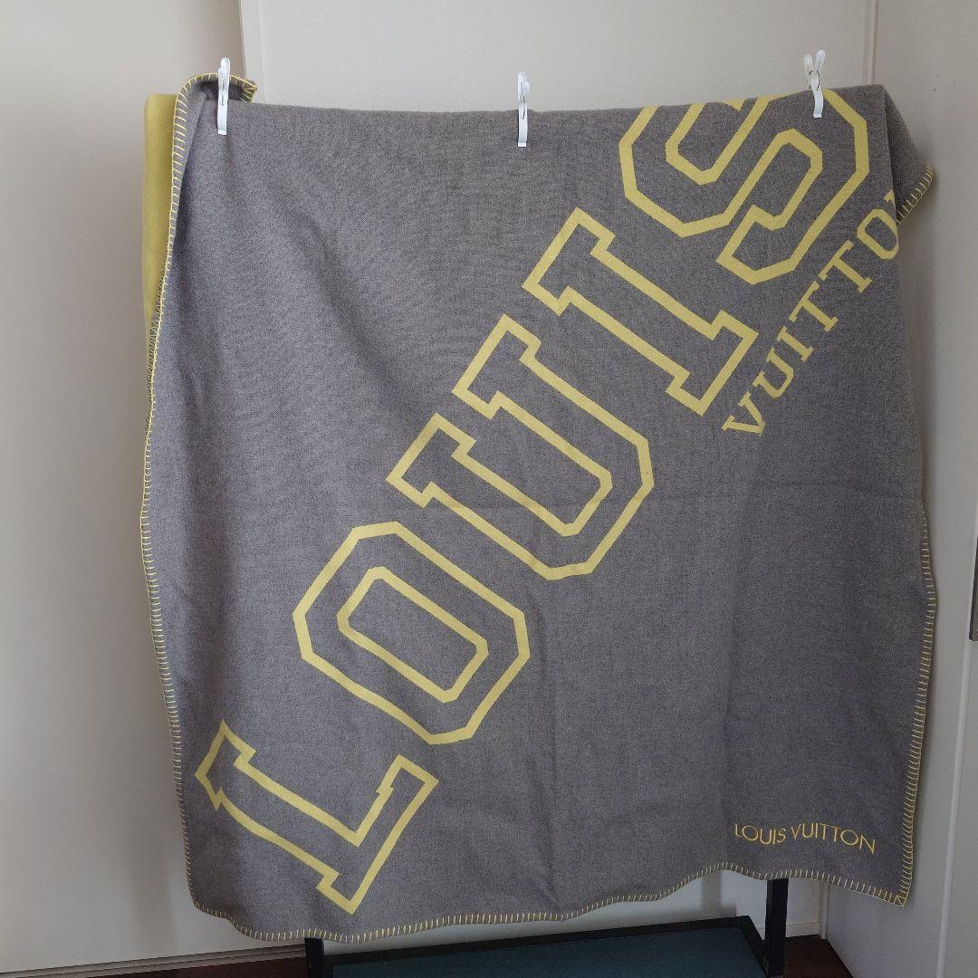 ルイ　ヴィトン　限定　カシミヤ　ブランケット　美品