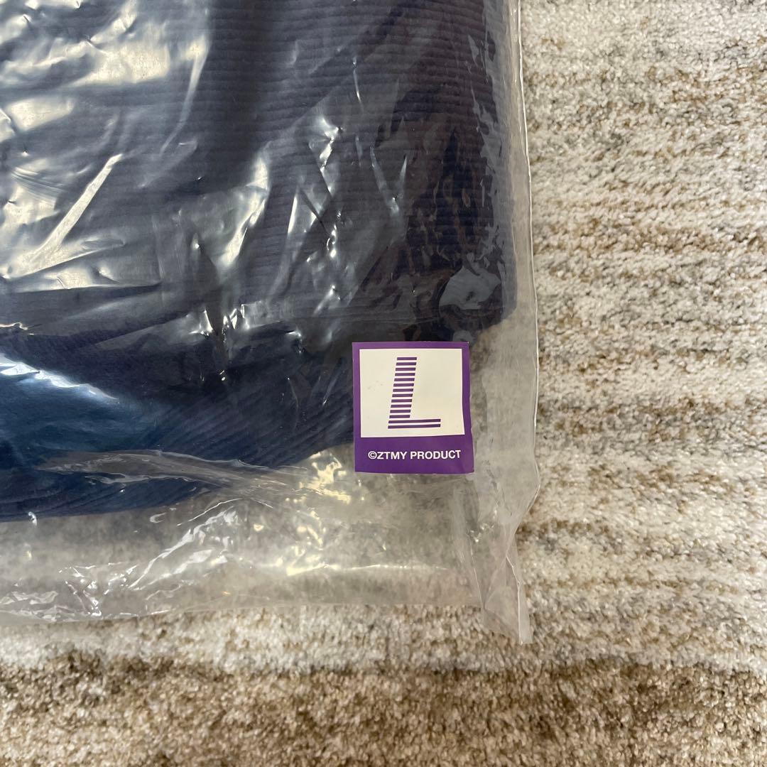 ずとまよ コーデュロイ ワッペン ジャケット ネイビー　L 大型袋1枚付き