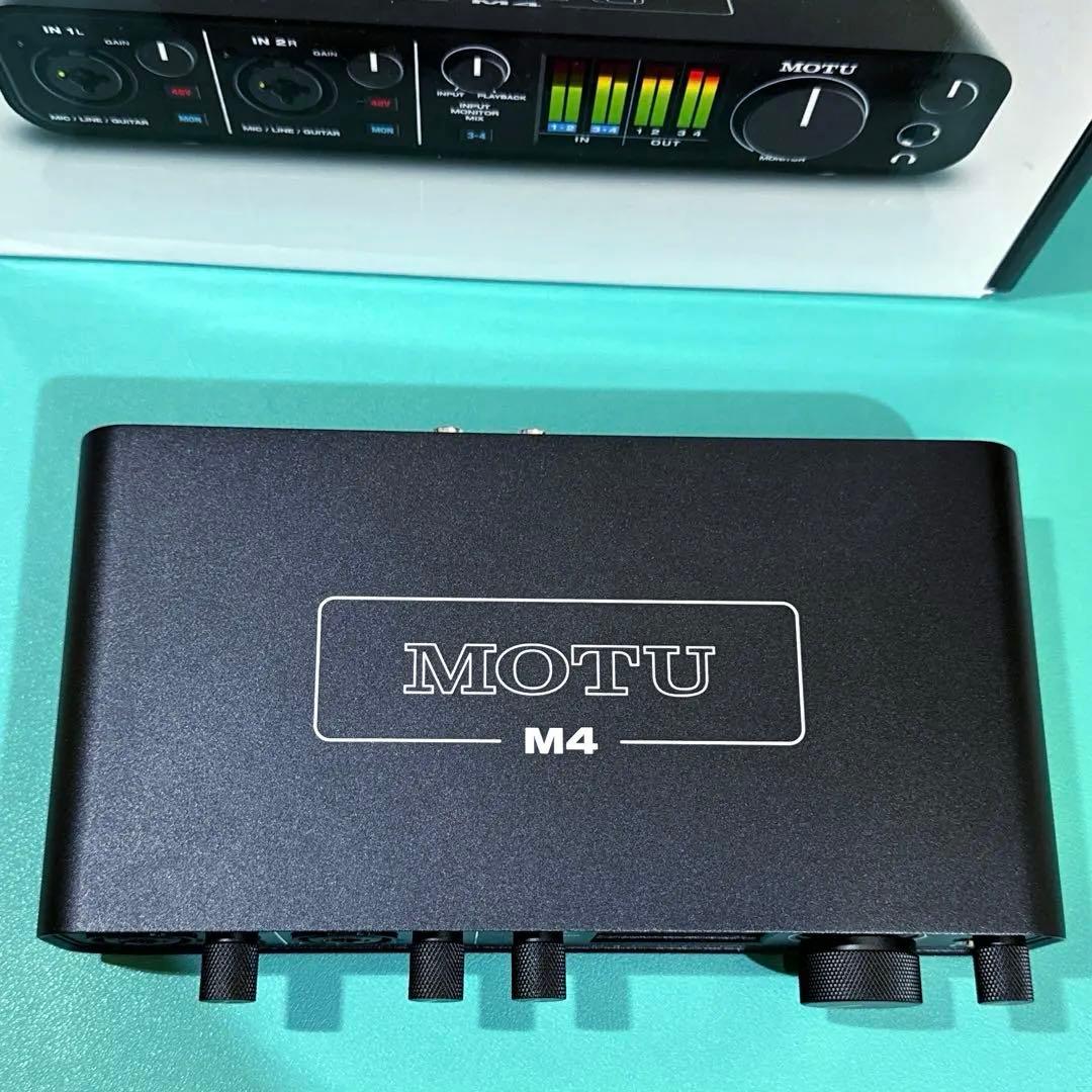 MOTU M4 オーディオインターフェイス　製品未登録　保証あり