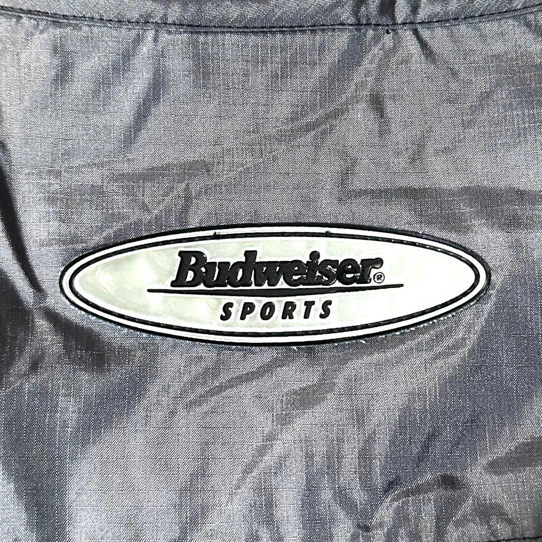 【90s】【Budweiser】マルチポケット ナイロン ベスト 古着 企業