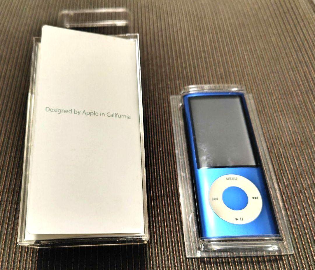 【美品】Apple iPod nano 第五世代 メモリー8GB ブルー　消毒済