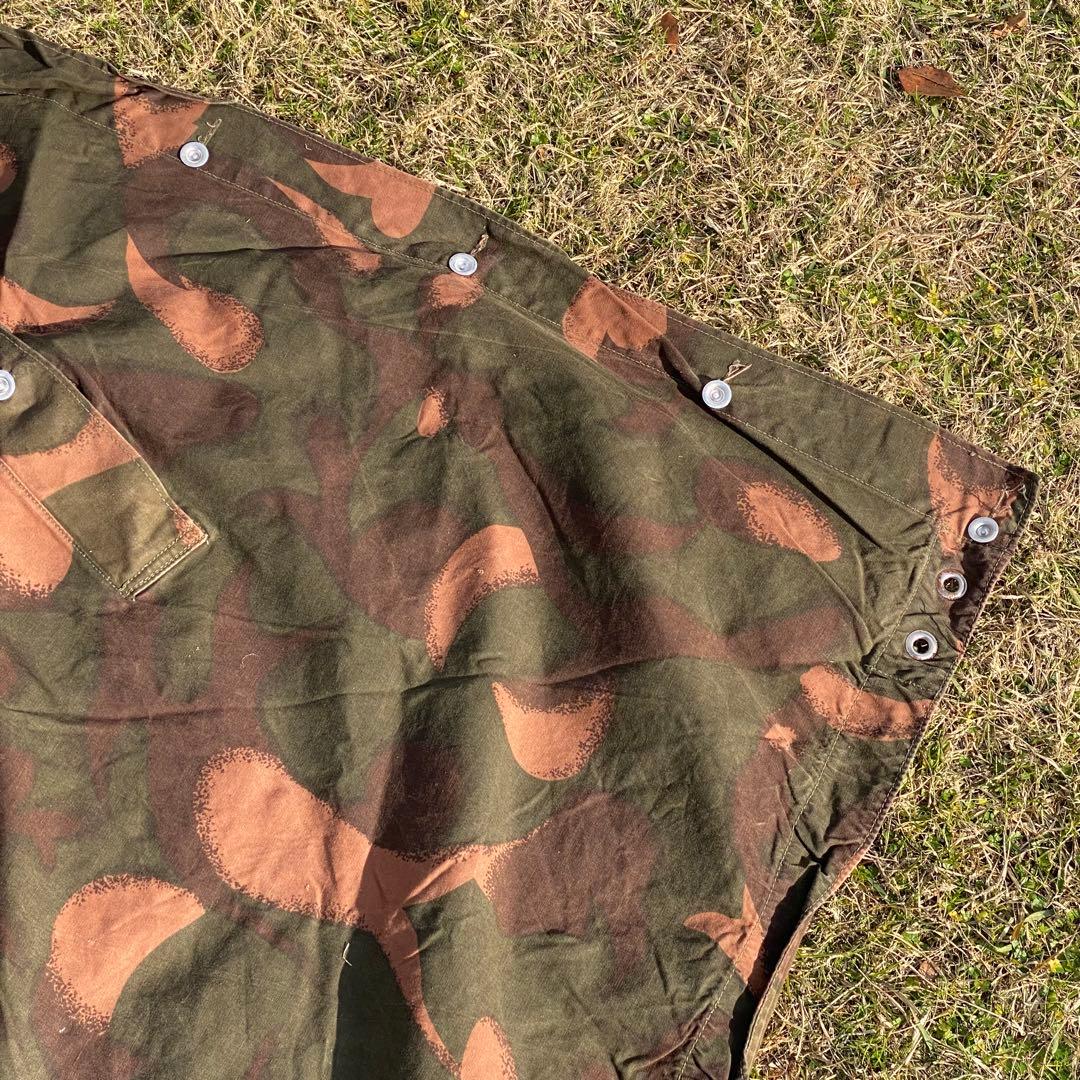 【状態良】ハンガリー軍幕　１枚　迷彩　ハリケーンカモ　タープ　ポンチョ