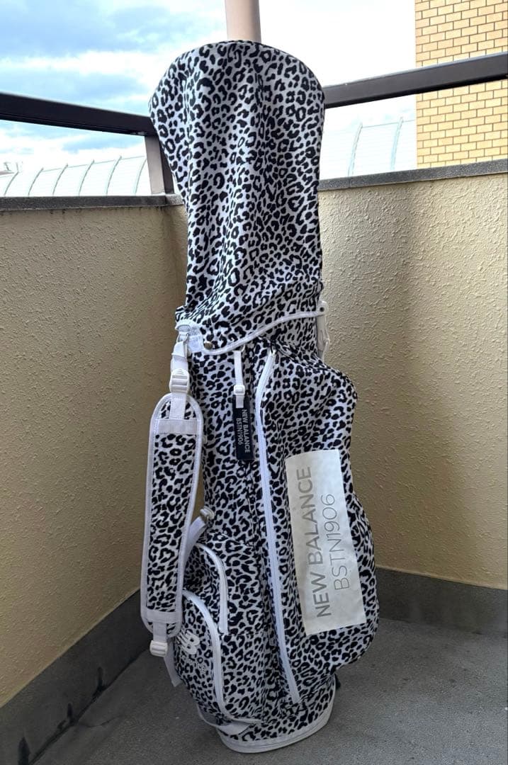 【希少】ニューバランスゴルフ　レオパード　スタンドキャディバッグ