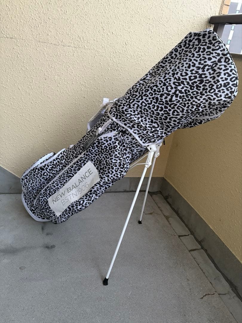 【希少】ニューバランスゴルフ　レオパード　スタンドキャディバッグ