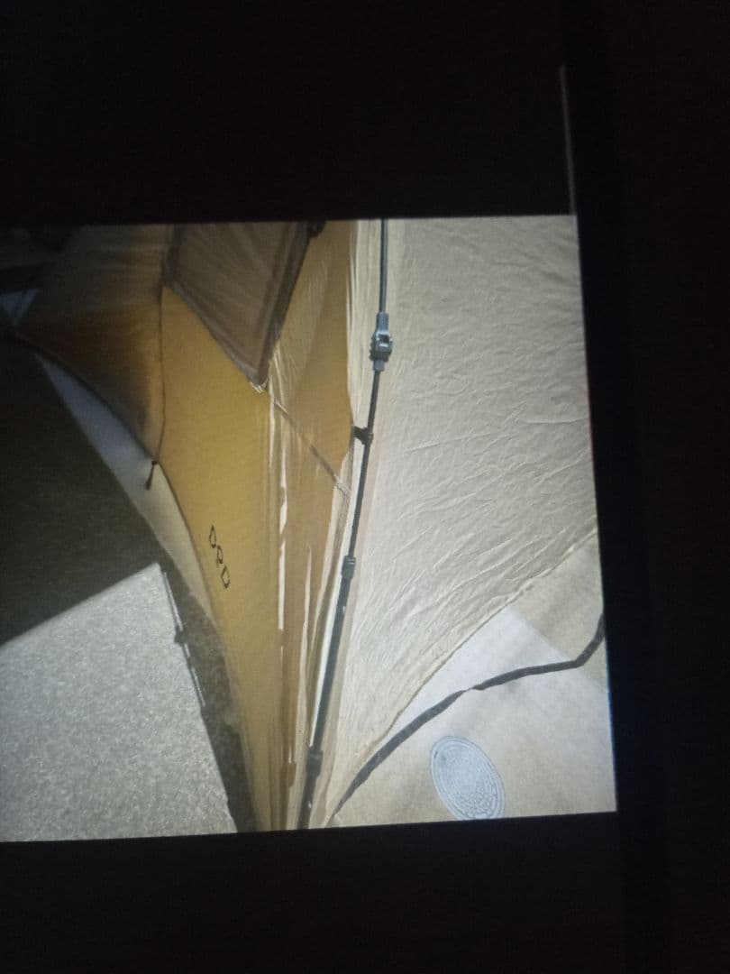 DOD　バイクインテント　タンカラー　ツーリングテントです