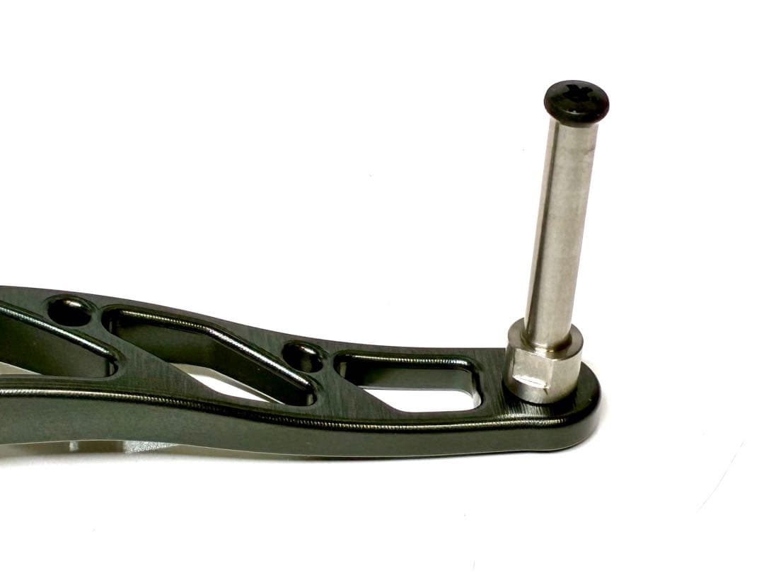 リブレ ハンドルプレート クランク 130mm 　ダイワ/Abu 左巻用ナット付