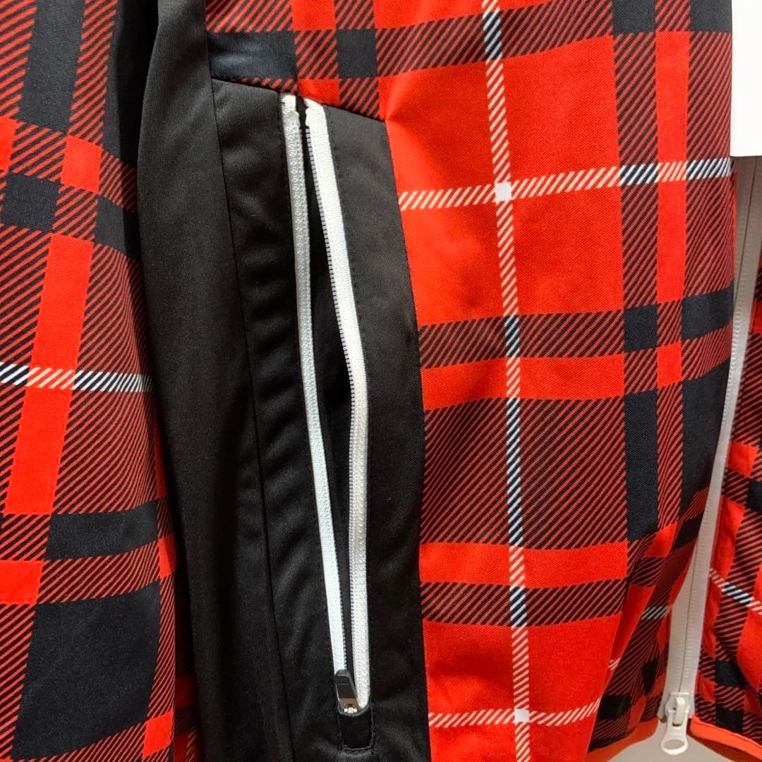 ジャックバニーPEコーティングムース赤チェックジャケットサイズ2