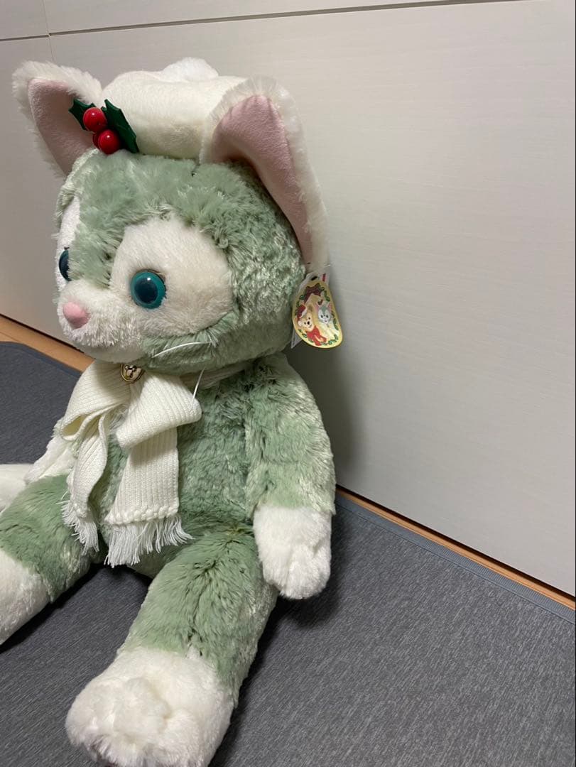 タグ付き　ジェラトーニ　クリスマス　ぬいぐるみ　mサイズ