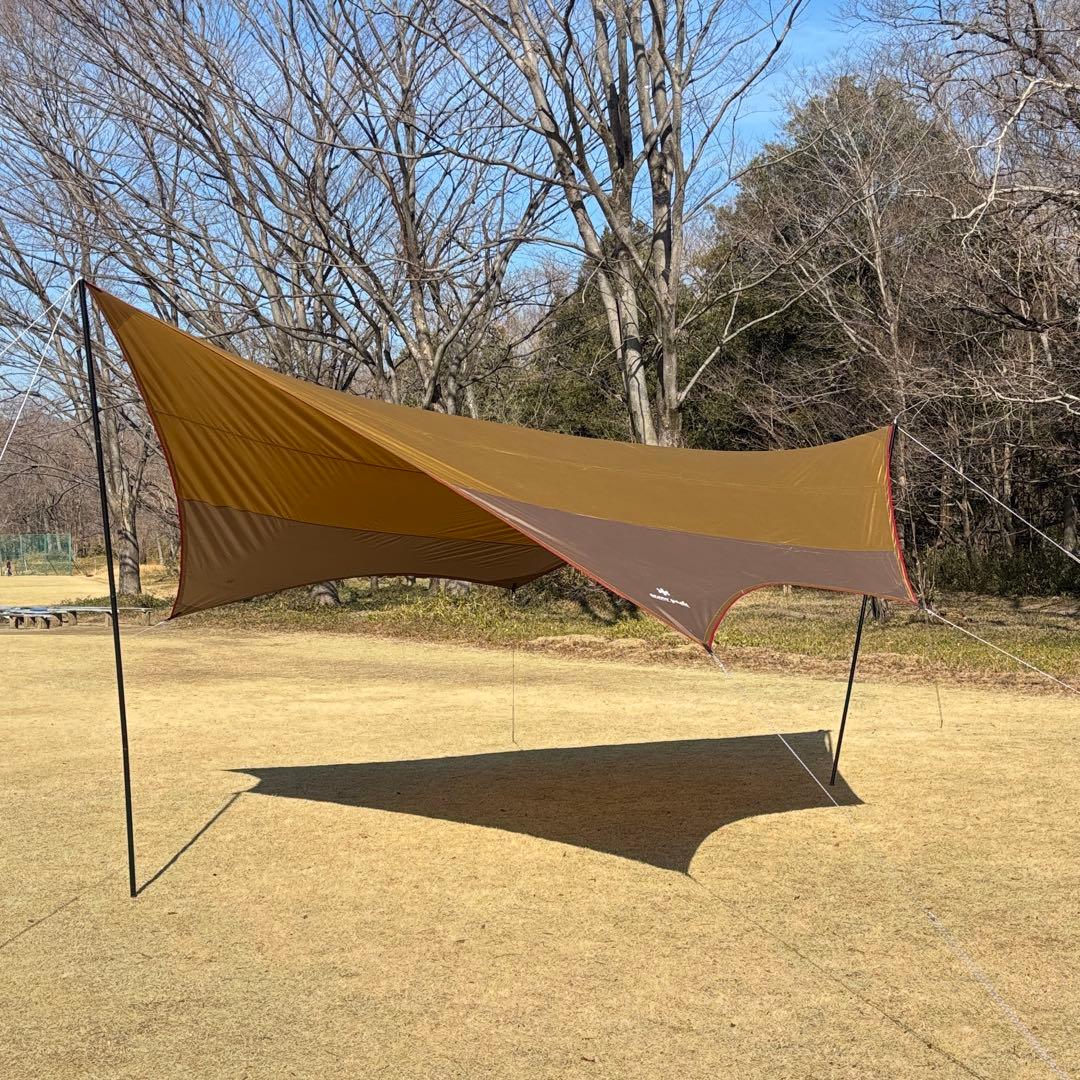 【美品】スノーピーク アメニティタープ ヘキサLセット TP-851SR