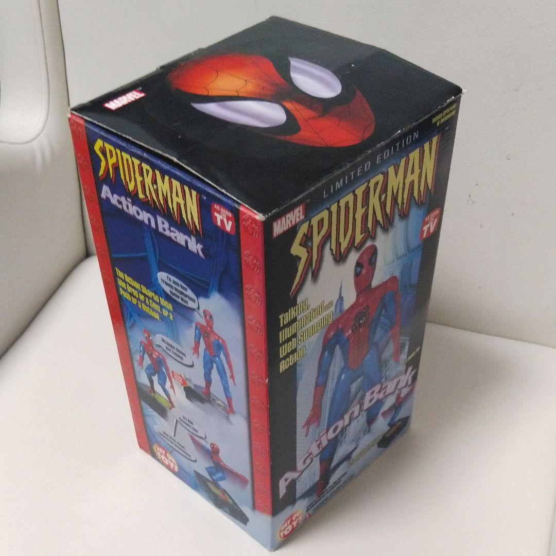 レトロ　フィギュア　スパイダーマン　WAY OUT TOYS アクション貯金箱