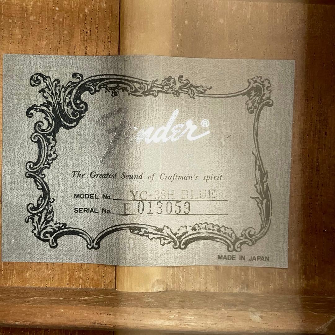【フジゲン製】Fender CATALINA YC-38H 日本製 Fシリアル