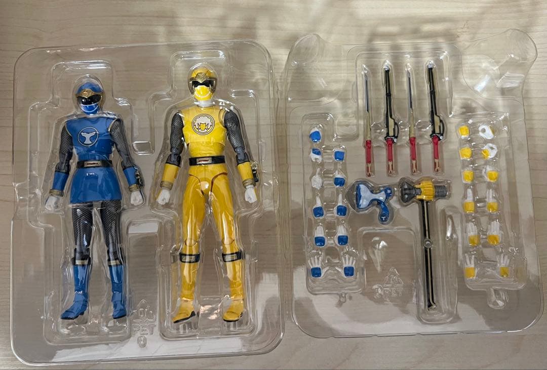 s.h.figuarts ハリケンレッド、ハリケンブルー&ハリケンイエロー