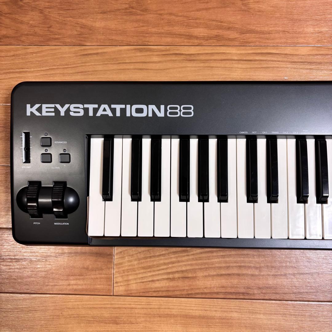 keystation 88 m audio midi 鍵盤