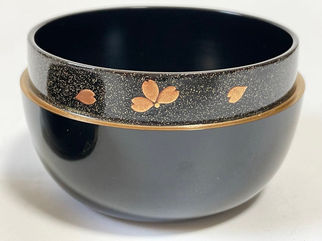 大多尾重則作　色紙春秋蒔絵　平棗　なつめ　棗　茶道具　共箱　蒔絵　桜　菊