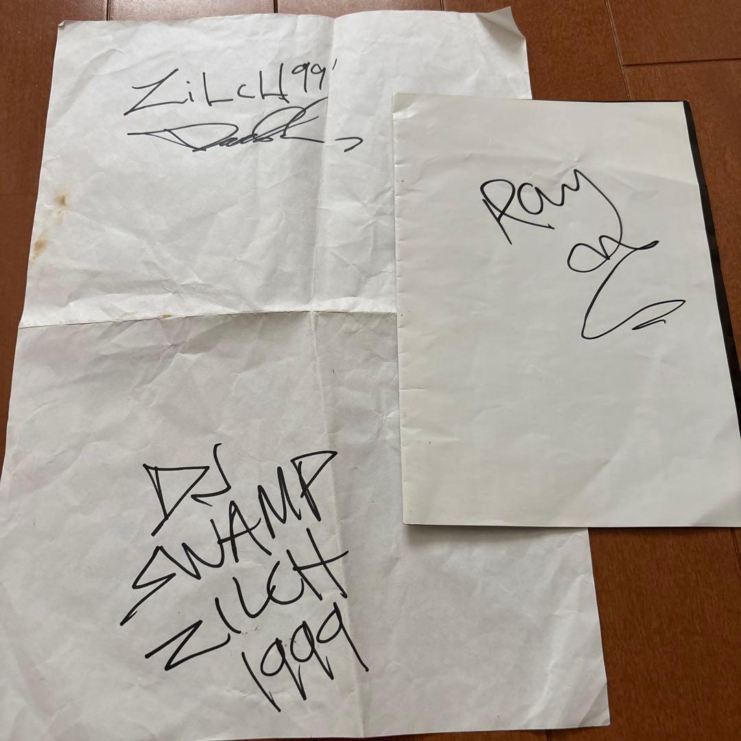 超貴重！hide直筆サイン＆zilch直筆サインX Japan