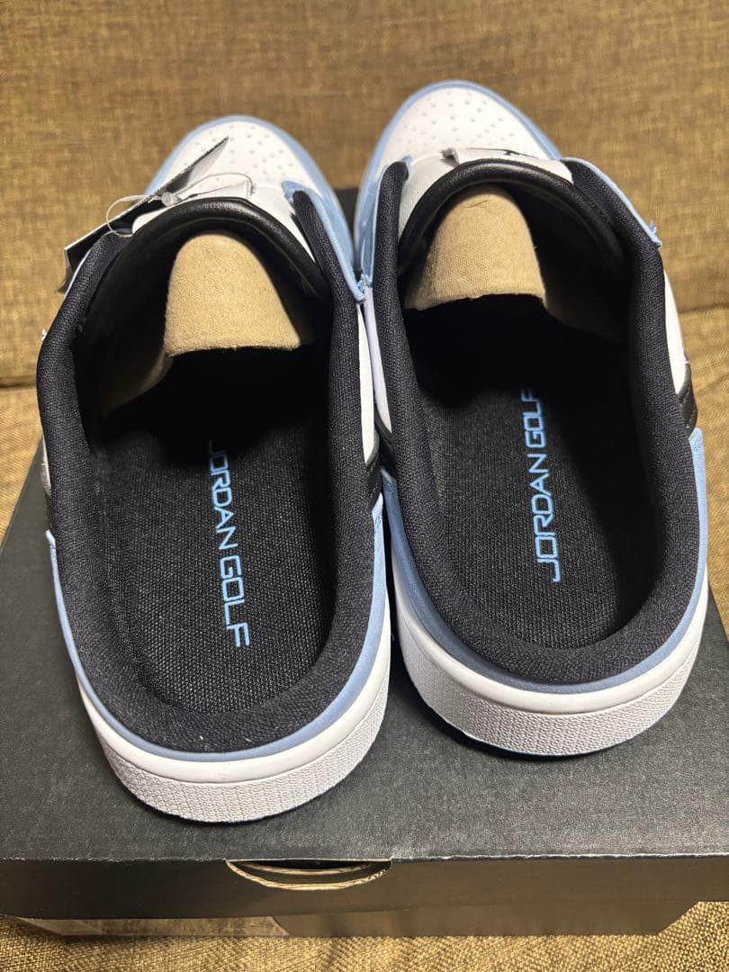 エアジョーダン　Golf シューズ 27.0cm ホワイト/ブルー　ミュール