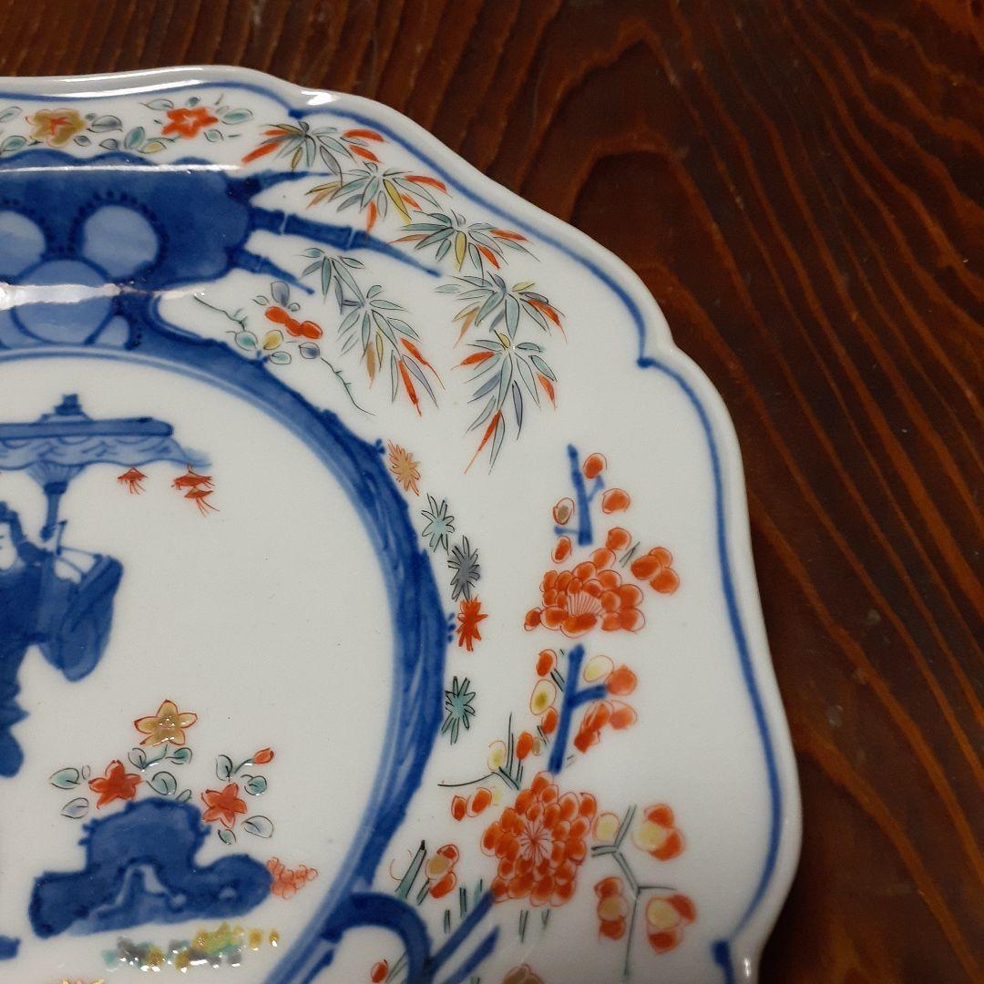 濁手酒井田柿右衛門様式人物文皿