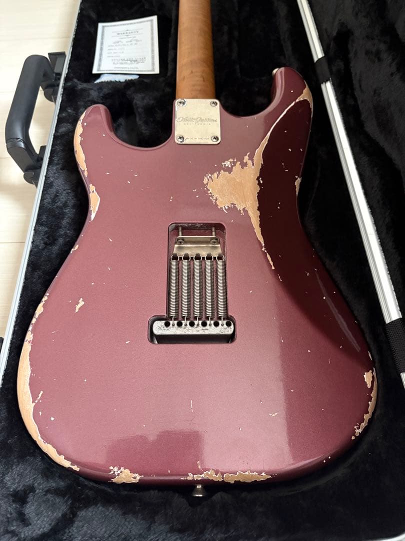 Xotic XSC-2 バーガンディメタリック 改造あり