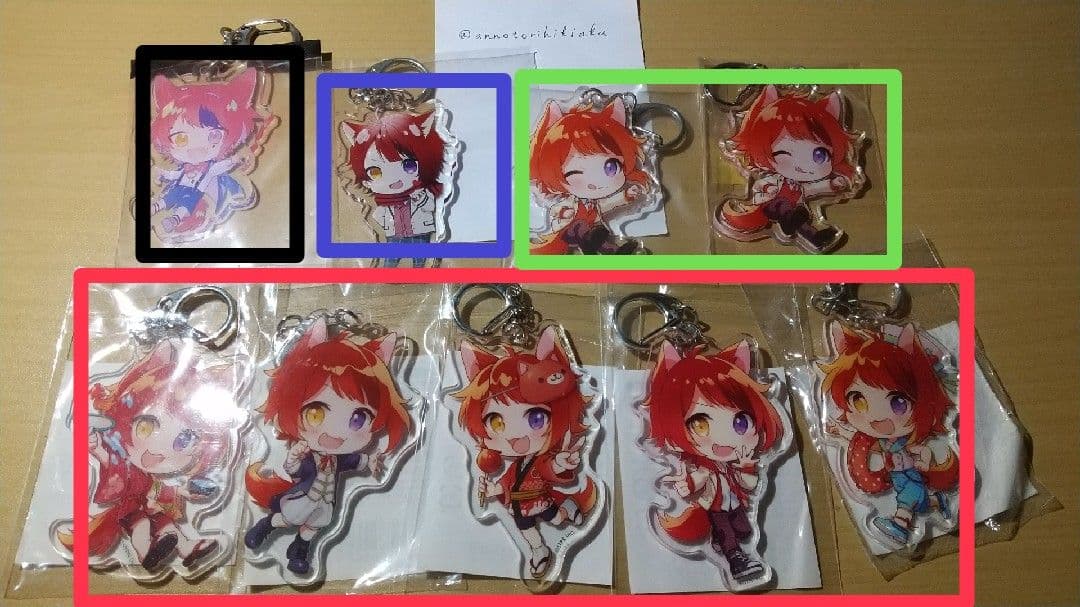 すとぷりグッズ アクリルキーホルダー アクキー