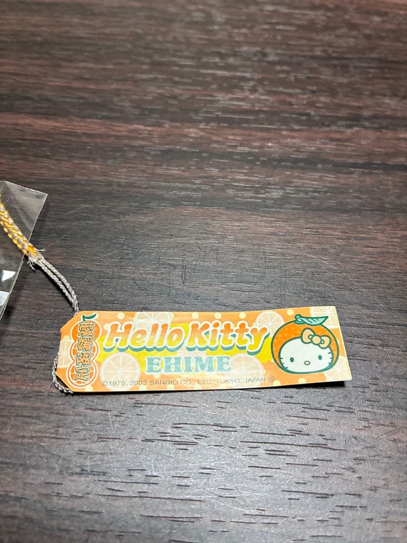 ミク！激レア新品 ご当地ハローキティ 愛媛限定 愛媛いよかん ストラップ