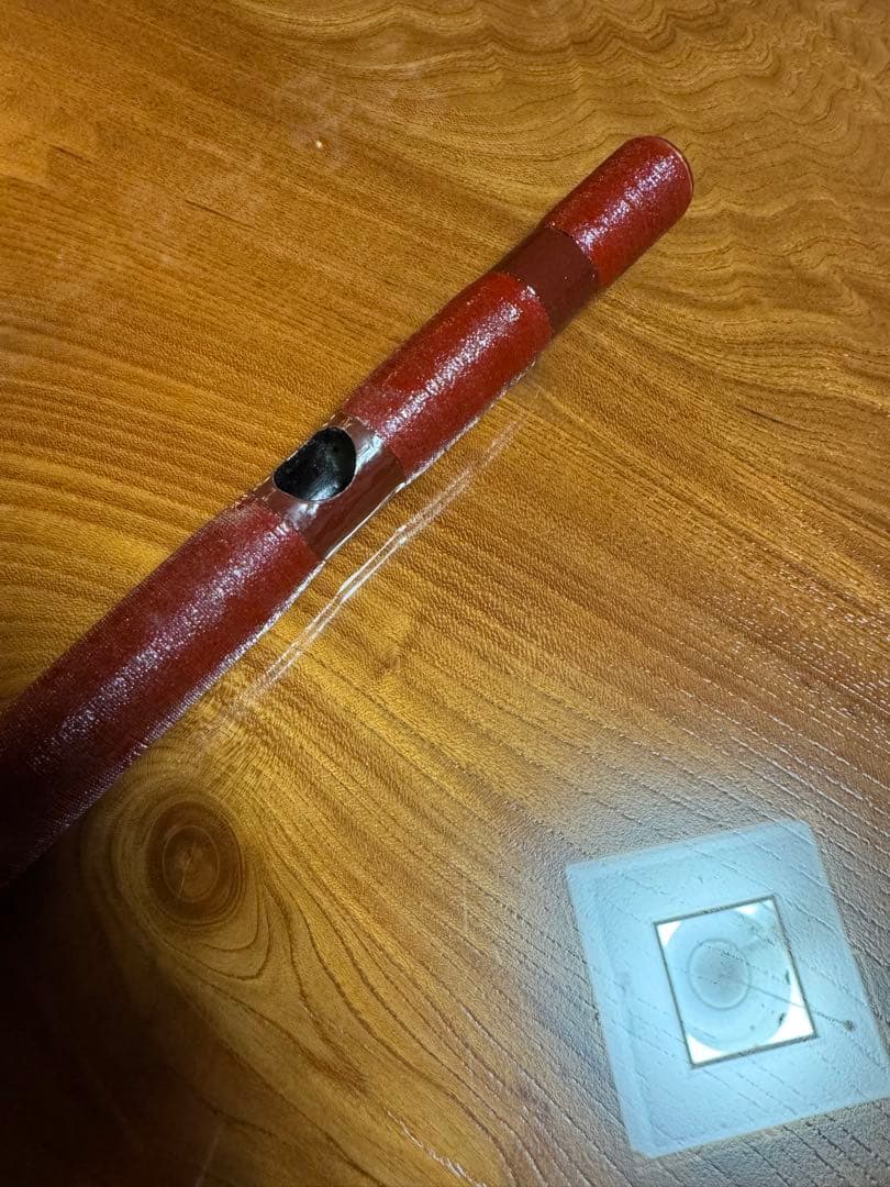 龍笛 竹製 朱塗り 雅楽 神楽