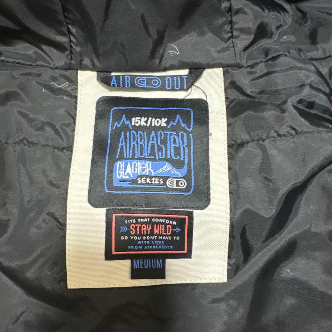 エアーブラスター スノーボードウェア ホワイト