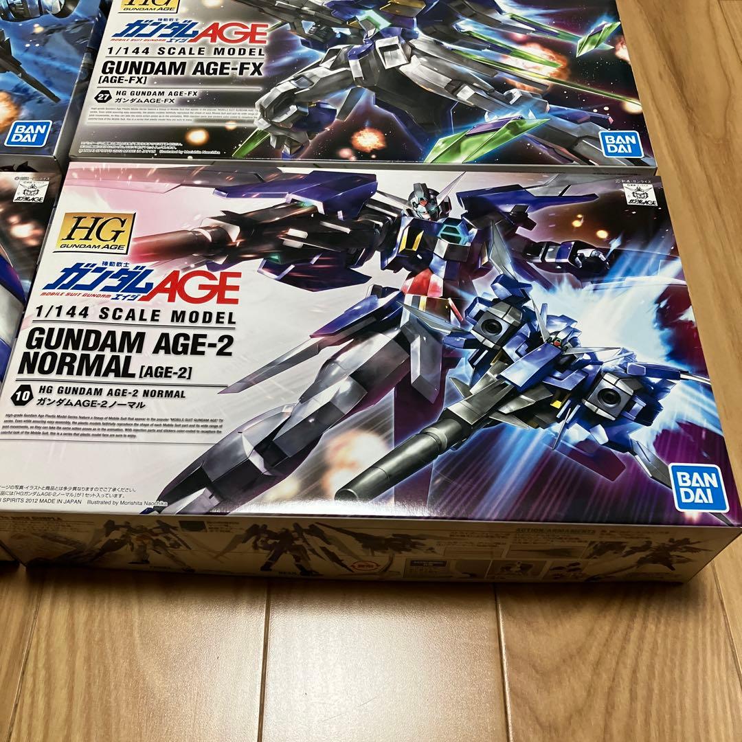 HGガンダムAGE-1 2 3 フォートレス オービタル FX ダークハウンド