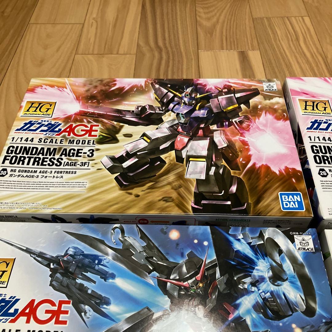 HGガンダムAGE-1 2 3 フォートレス オービタル FX ダークハウンド