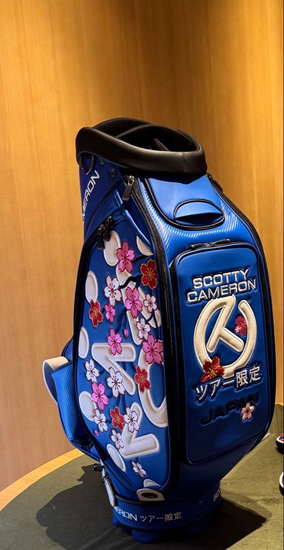 セット！2025スコッティキャメロンフェスティバル桜柄キャディバッグ 限定200