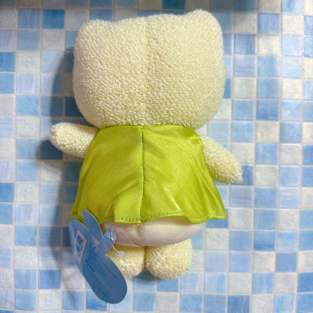 サンリオ　ハローキティ　青りんご　パイル生地　ぬいぐるみ　2002年製　激レア